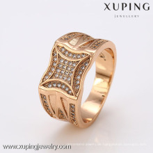 C209054-12431 Xuping jewelry18k goldfarbe plattiert mode luxus glas ringe charme neuen stil schönen schmuck für mädchen frauen